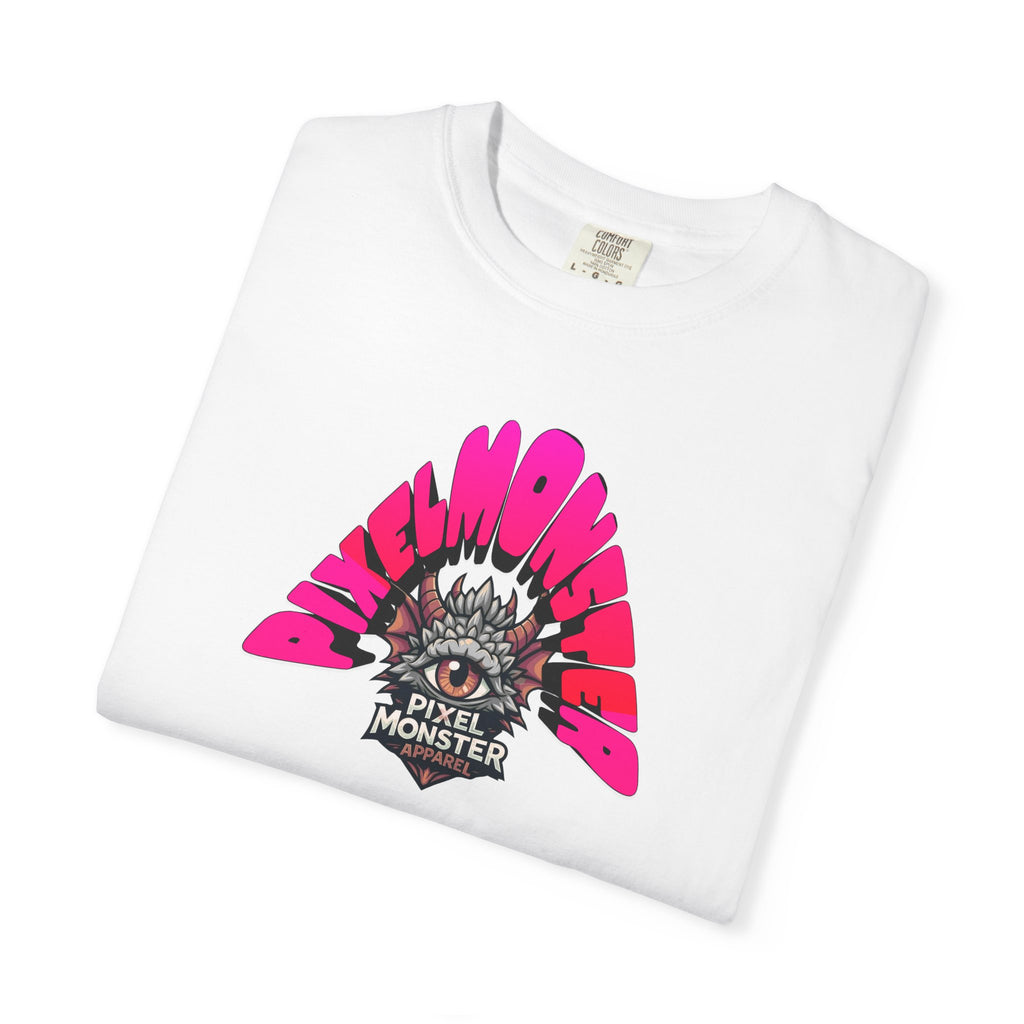 Tooth and Pixel- Funny Whimsical Beach Life T-Shirt — Retro Monster Surf Graphic Tee