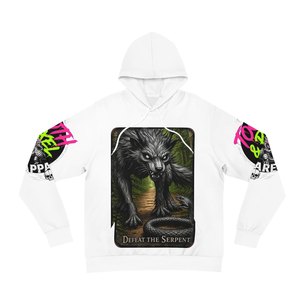 T&P 'Defeat the Serpent' Logo sleeved durable autumn hoodie.