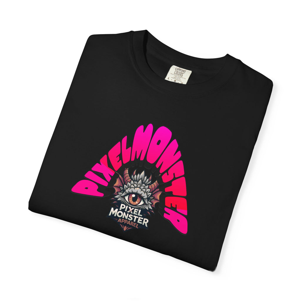 Tooth and Pixel- Funny Whimsical Beach Life T-Shirt — Retro Monster Surf Graphic Tee
