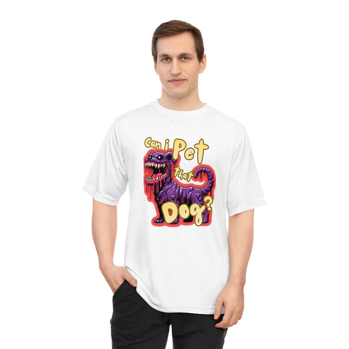 Tooth and Pixel- 'Can I Pet That Dog? '- Funny Dog Lover T-Shirt