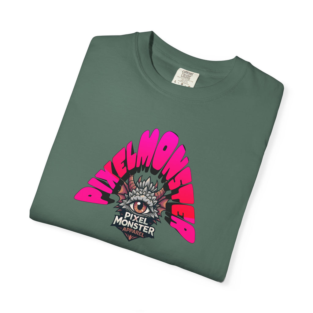 Tooth and Pixel- Funny Whimsical Beach Life T-Shirt — Retro Monster Surf Graphic Tee