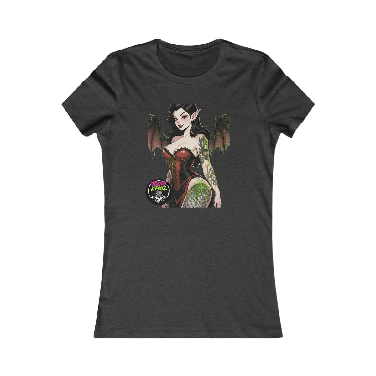 Tooth and Pixel- Slimey- Vampire Pixie Graphic Tee — Gothic Pinup Women