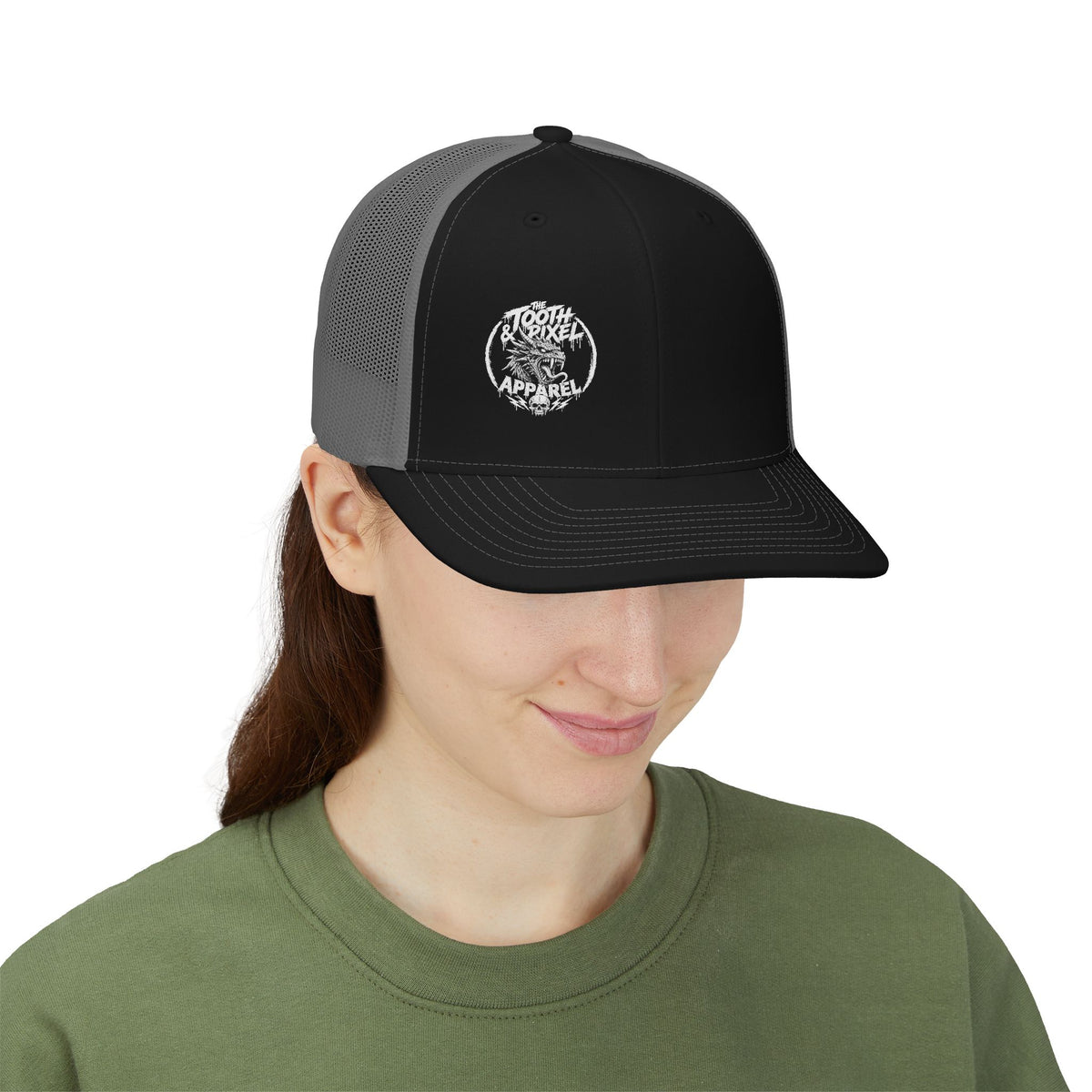 The Tooth and Pixel Dragon Logo (Printed) Snapback
