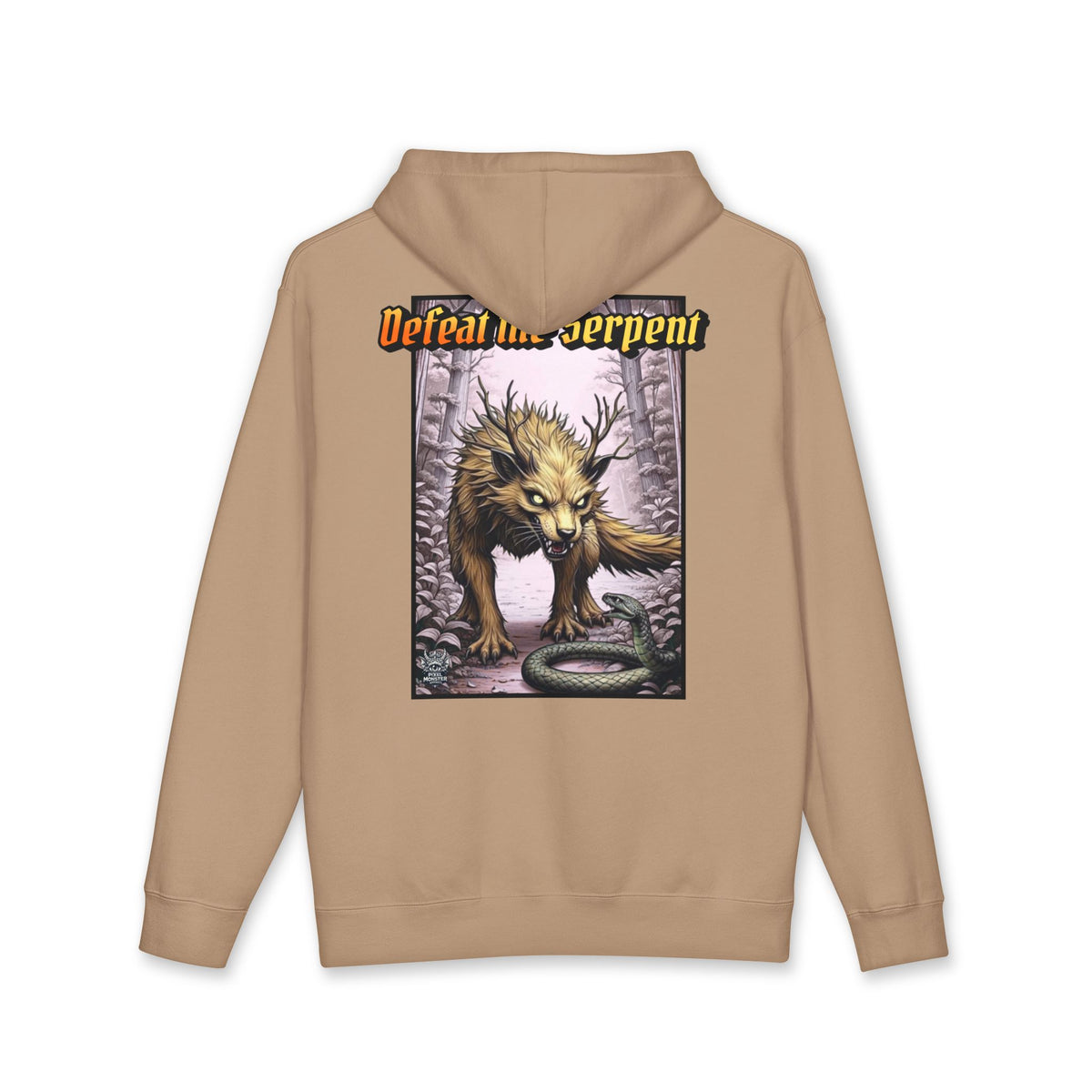 T&P- Defeat the Serpent Hoodie — Vintage Wolverine Windigo vs the Serpent Graphic hooded Sweatshirt.