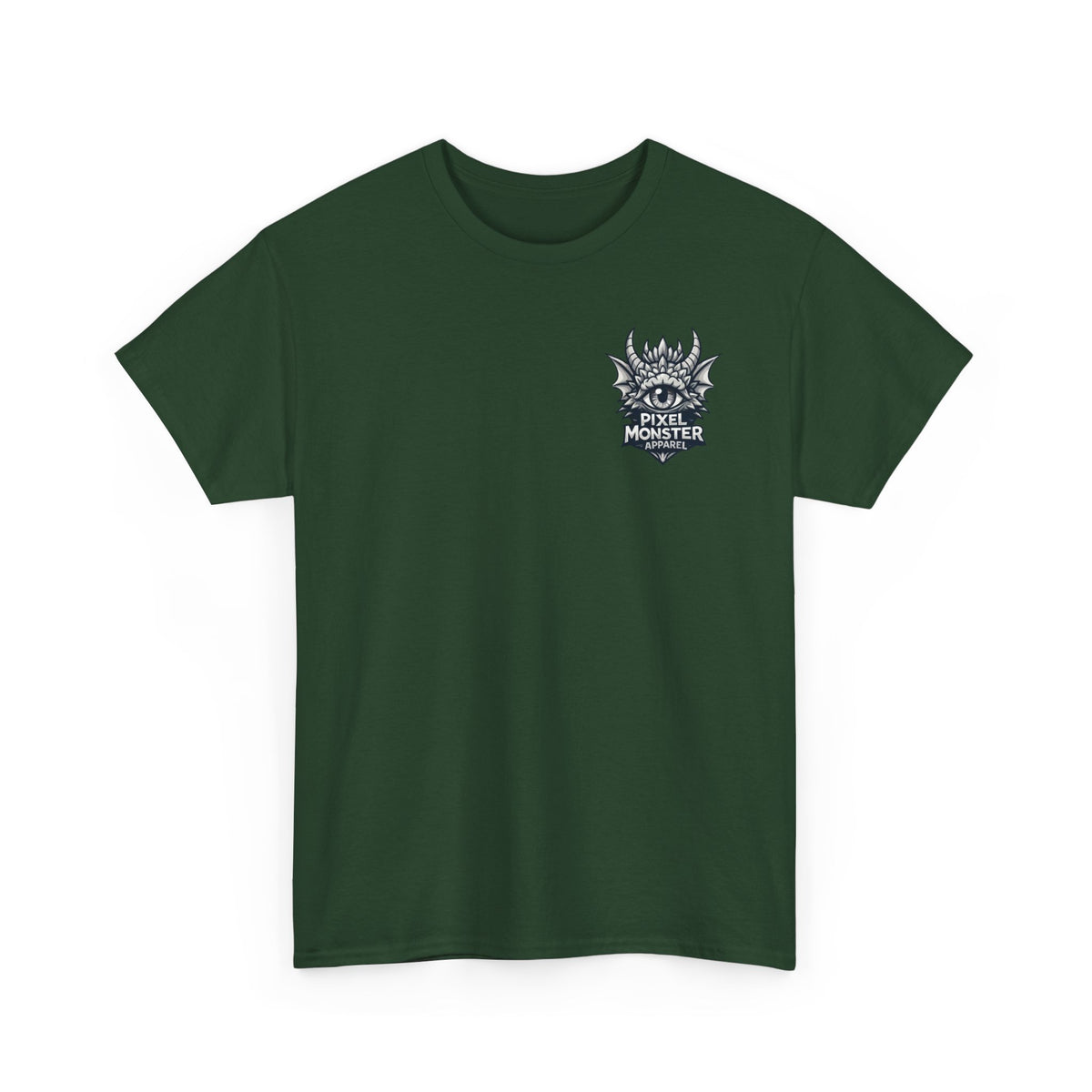 Monster Bite Graphic Tee — Fierce Dragon Back Print
