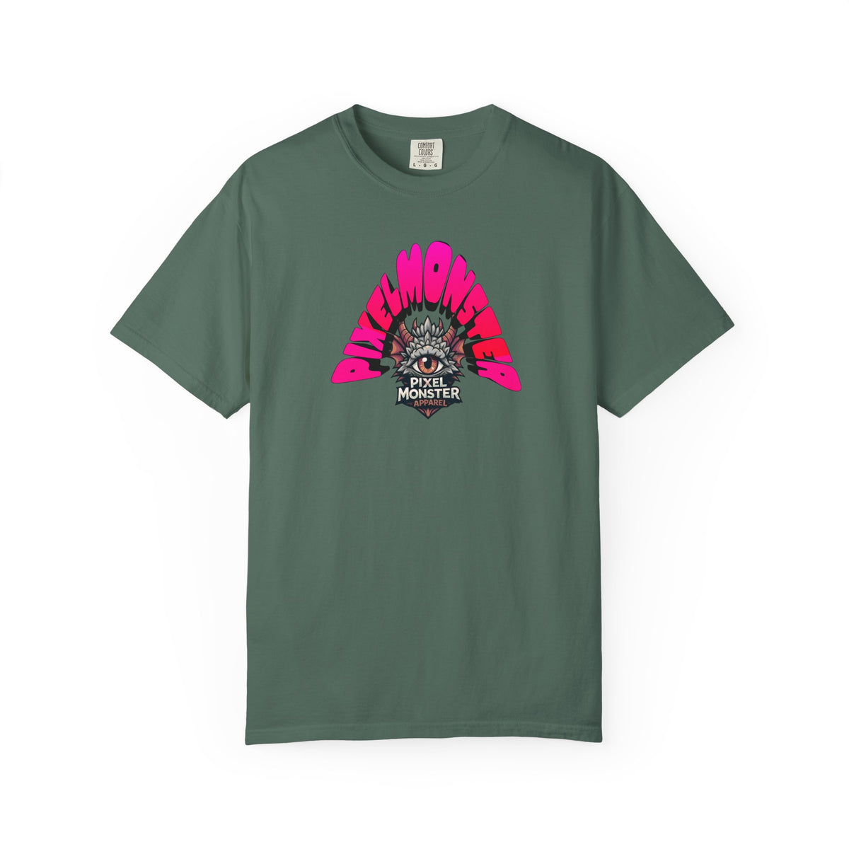 Tooth and Pixel- Funny Whimsical Beach Life T-Shirt — Retro Monster Surf Graphic Tee