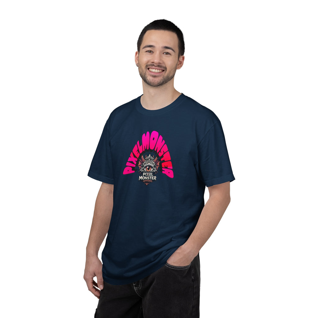 Tooth and Pixel- Funny Whimsical Beach Life T-Shirt — Retro Monster Surf Graphic Tee