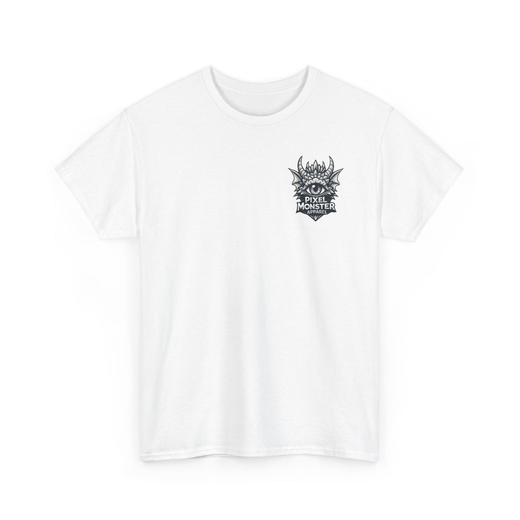 Monster Bite Graphic Tee — Fierce Dragon Back Print