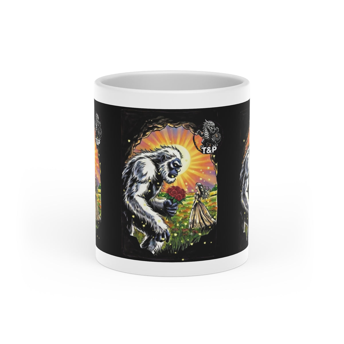 T&P Holiday collection- Yeti Valentine Mug —'A Beast of a Gift'- Sasquatch Valentine's Mug.