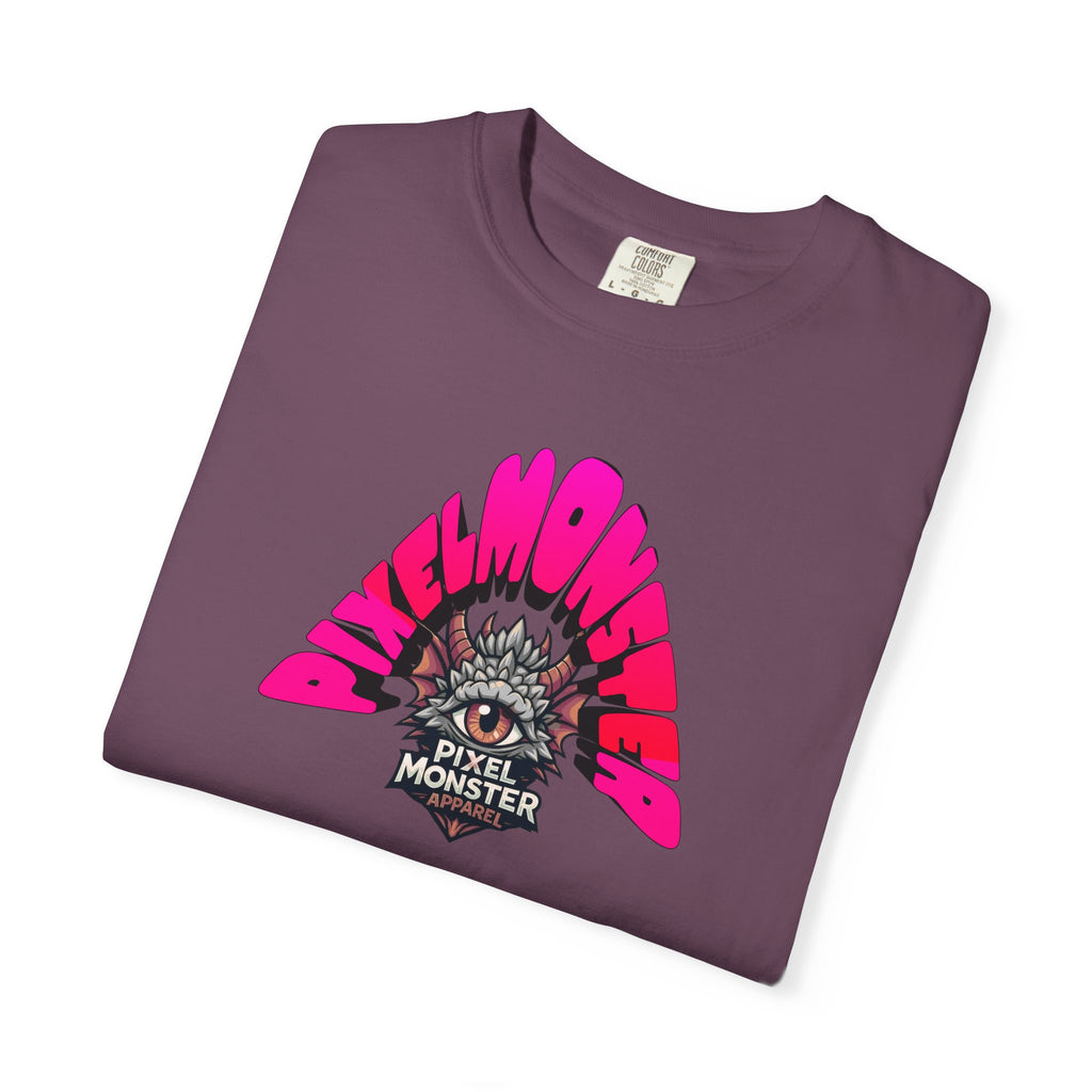 Tooth and Pixel- Funny Whimsical Beach Life T-Shirt — Retro Monster Surf Graphic Tee