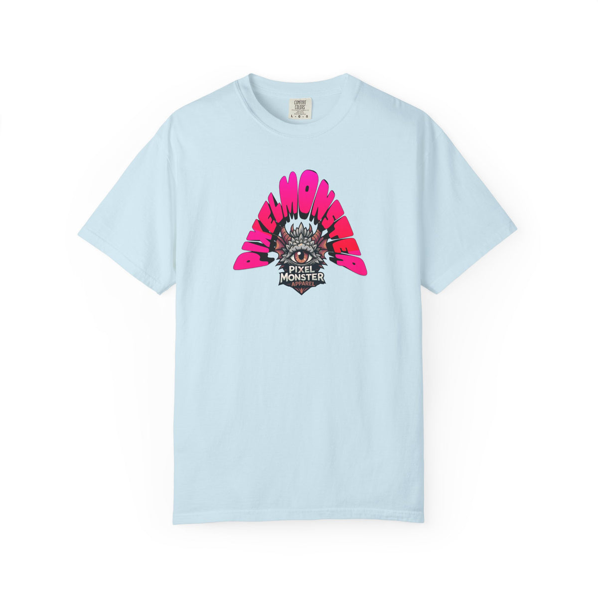 Tooth and Pixel- Funny Whimsical Beach Life T-Shirt — Retro Monster Surf Graphic Tee
