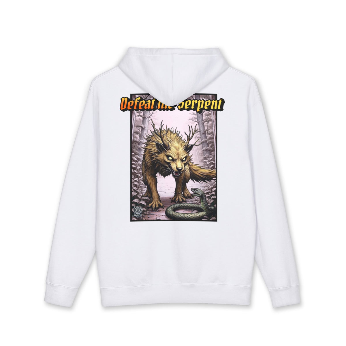 T&P- Defeat the Serpent Hoodie — Vintage Wolverine Windigo vs the Serpent Graphic hooded Sweatshirt.