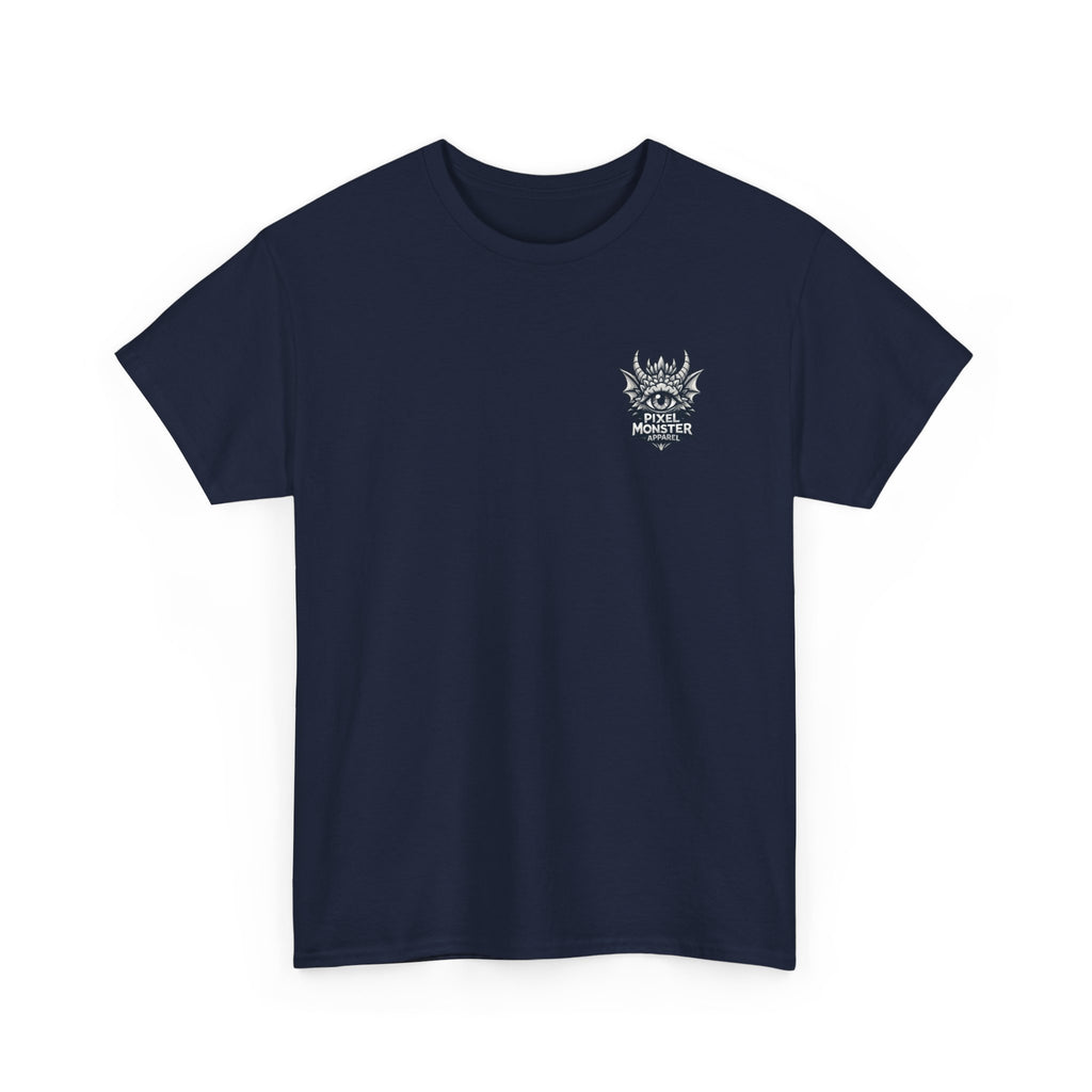 Tooth and Pixel- 'Stay Ugly' Graphic Tee -Version #1— Retro Monster Poster T-Shirt