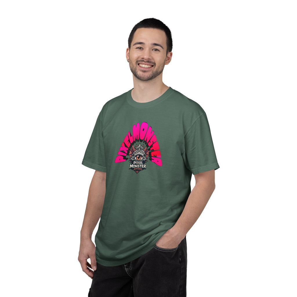 Tooth and Pixel- Funny Whimsical Beach Life T-Shirt — Retro Monster Surf Graphic Tee