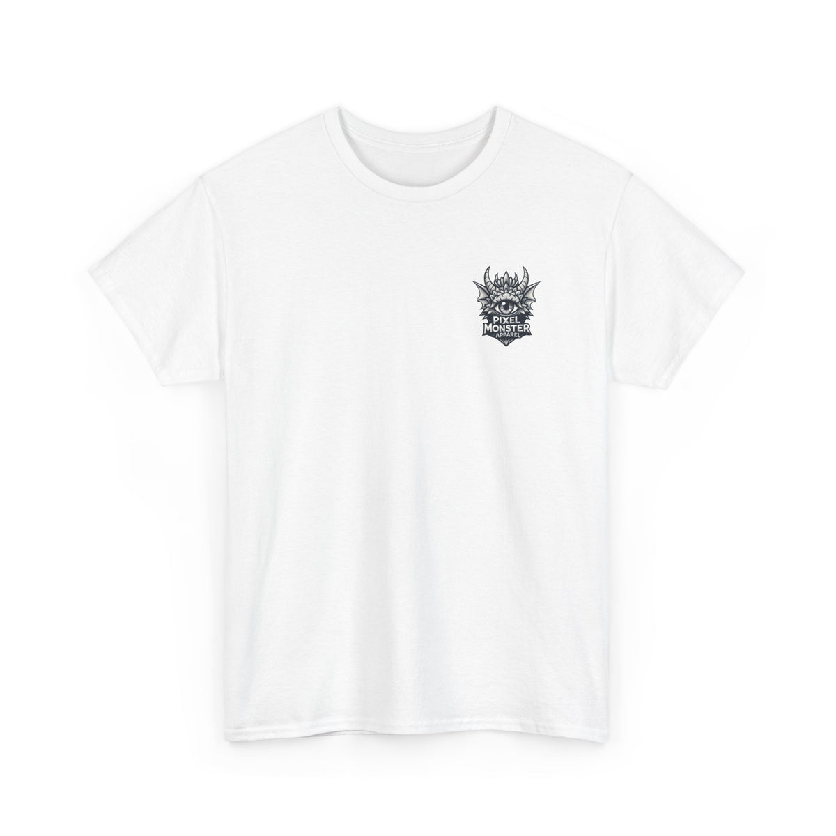 Tooth and Pixel- 'Stay Ugly' Graphic Tee -Version #1— Retro Monster Poster T-Shirt