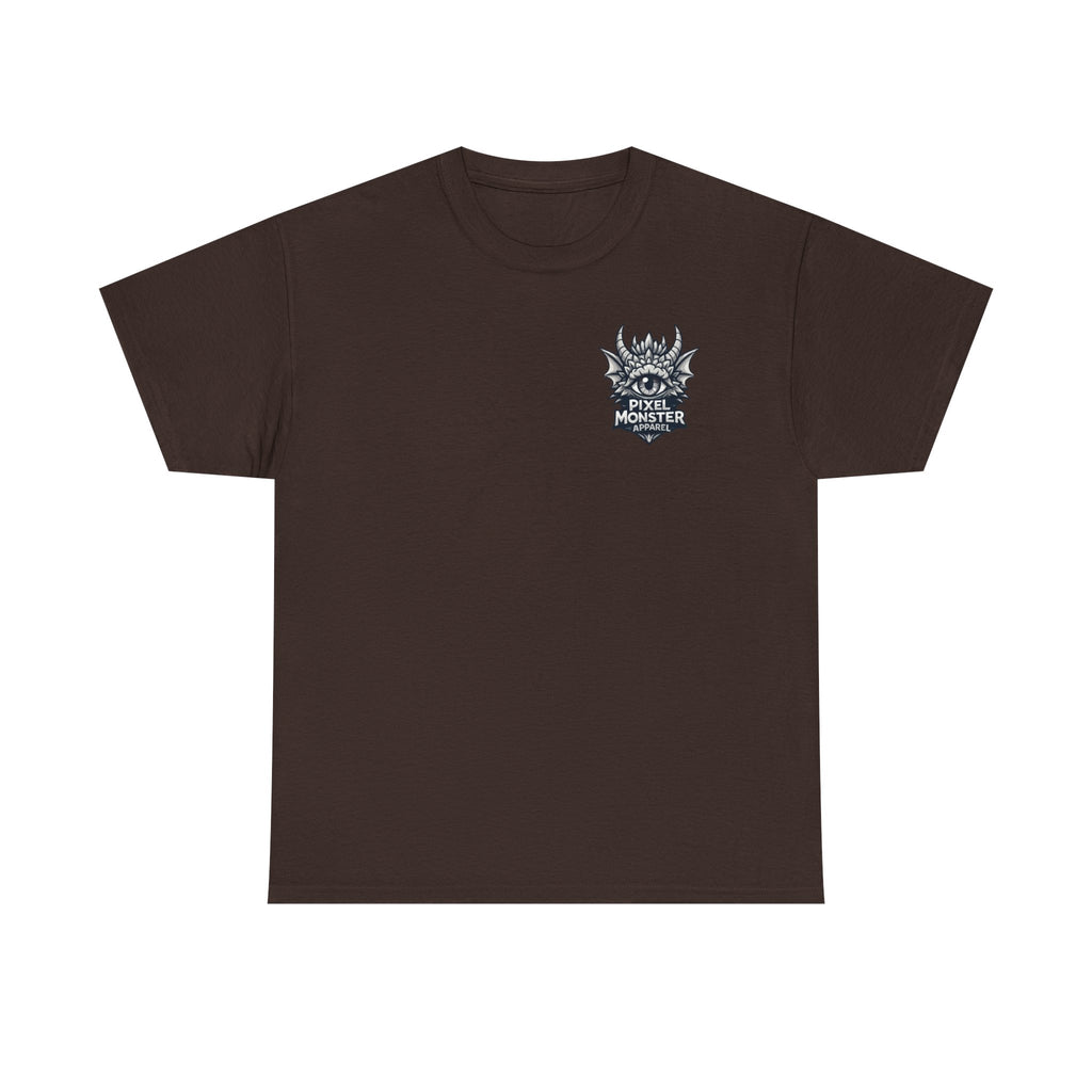 Monster Bite Graphic Tee — Fierce Dragon Back Print