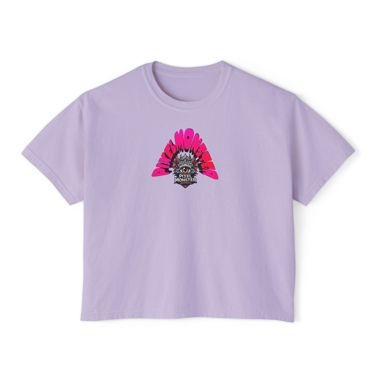 T&P- Whimsical Beach Life Women's Boxy Tee — Funny Scary Sea Creatures Vacation Shirt