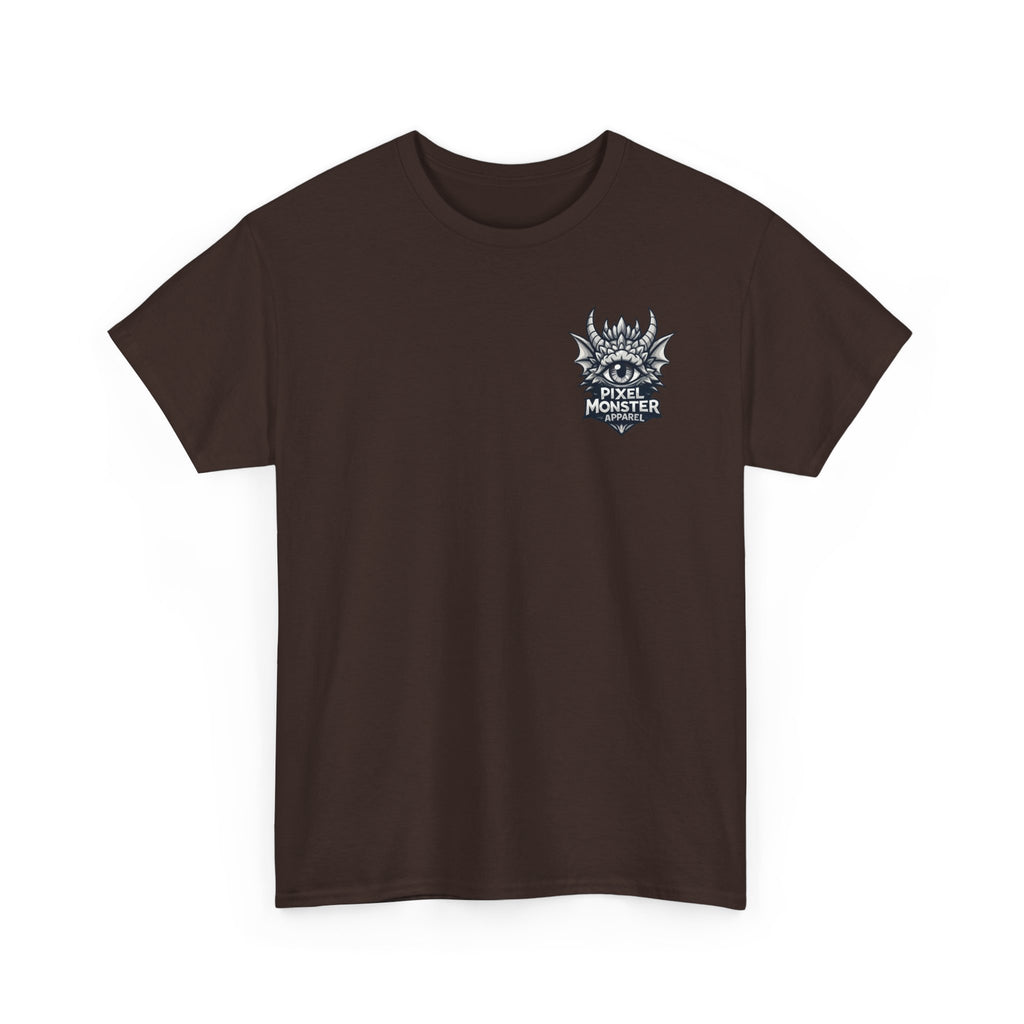 Monster Bite Graphic Tee — Fierce Dragon Back Print