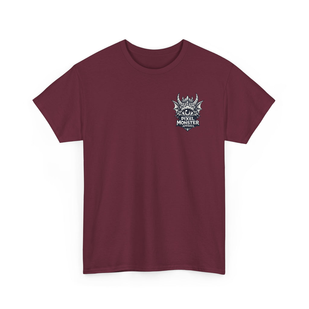 Monster Bite Graphic Tee — Fierce Dragon Back Print