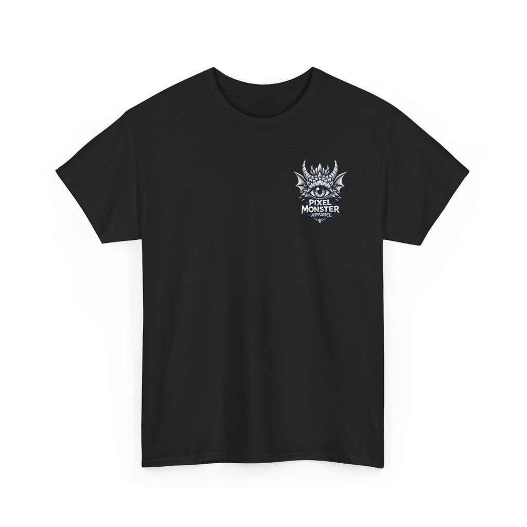 Monster Bite Graphic Tee — Fierce Dragon Back Print