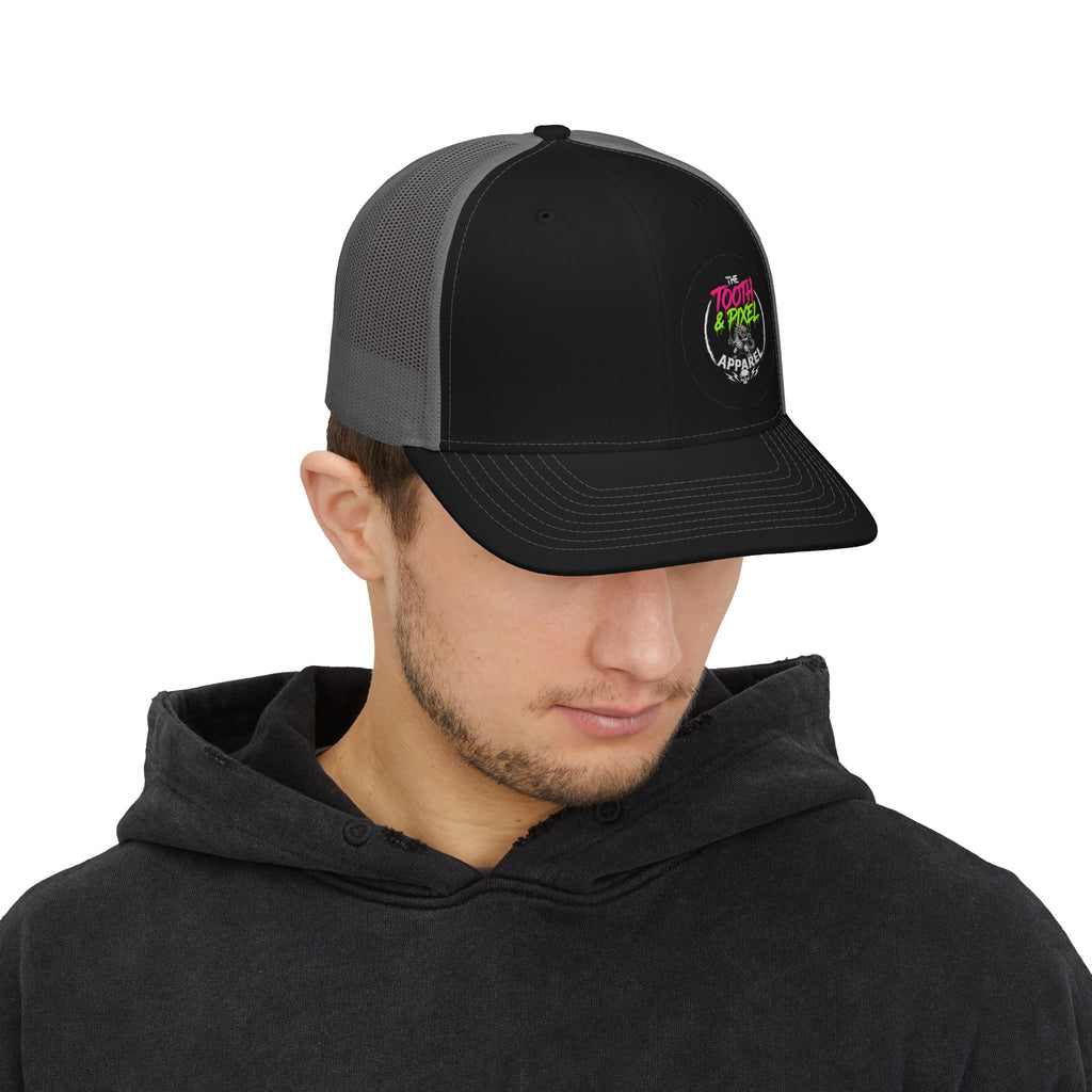 T&P logo (dragon), Full Color, Premium Snapback hat.