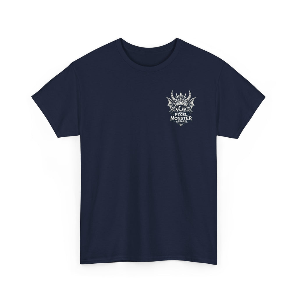 Monster Bite Graphic Tee — Fierce Dragon Back Print