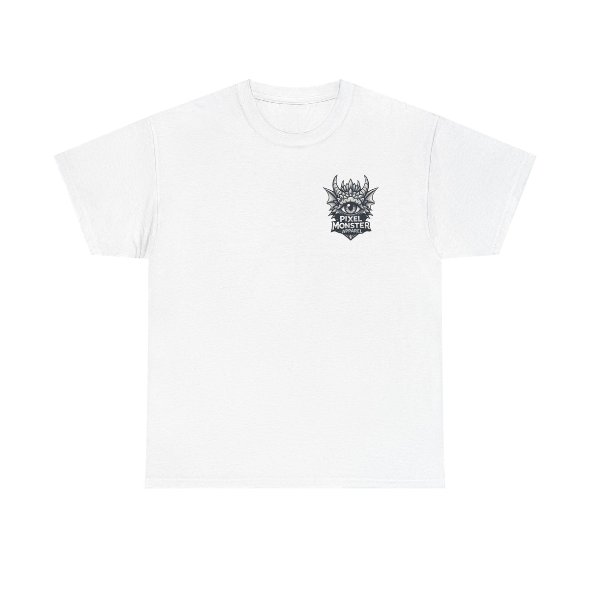 Monster Bite Graphic Tee — Fierce Dragon Back Print