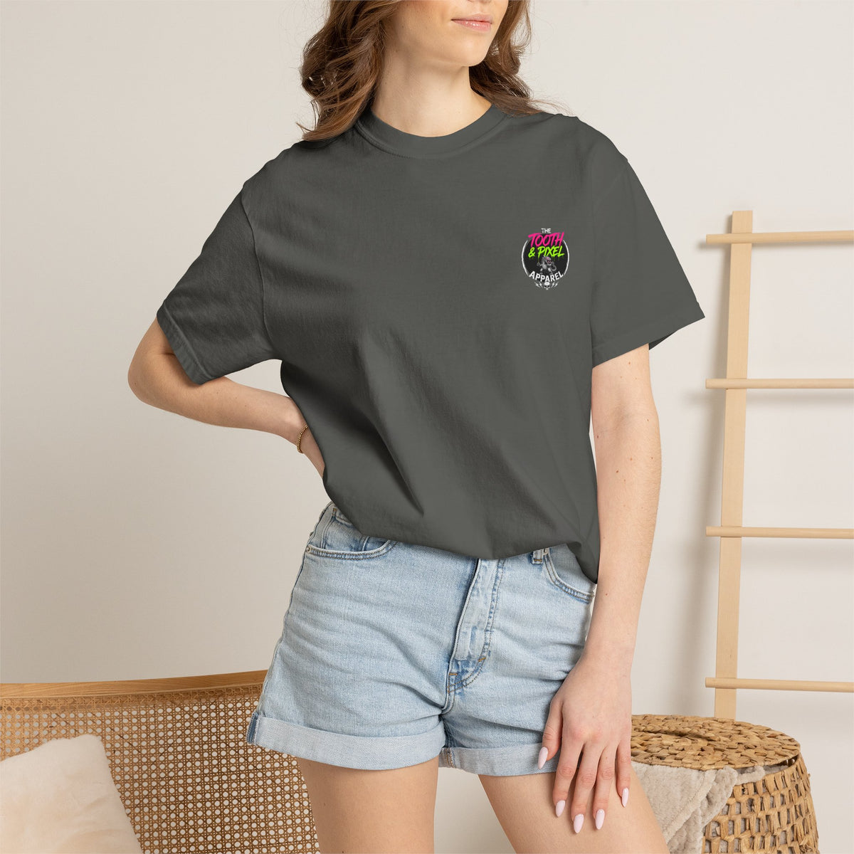 Tooth and Pixel- Monster Flavor Graphic T-Shirt — "Zero Pixelation" Ode to Pixel Monster Design