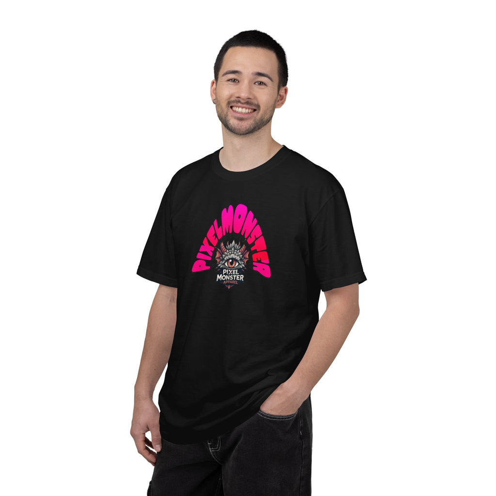 Tooth and Pixel- Funny Whimsical Beach Life T-Shirt — Retro Monster Surf Graphic Tee