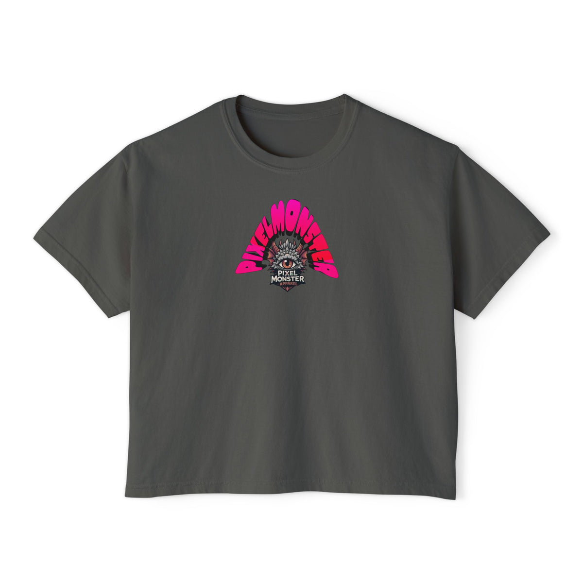 T&P- Whimsical Beach Life Women's Boxy Tee — Funny Scary Sea Creatures Vacation Shirt