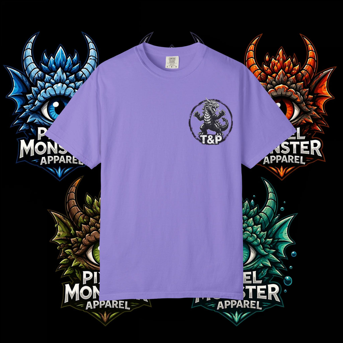 Tooth and Pixel- . "Horns Up, Worries Down" T-Shirt. Wear it to the office BBQ we dare ya!