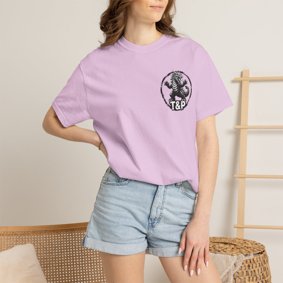 Tooth and Pixel- . "Horns Up, Worries Down" T-Shirt. Wear it to the office BBQ we dare ya!