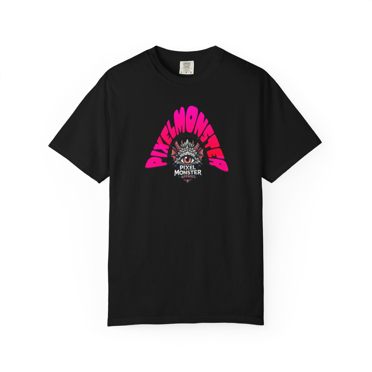 Tooth and Pixel- Funny Whimsical Beach Life T-Shirt — Retro Monster Surf Graphic Tee