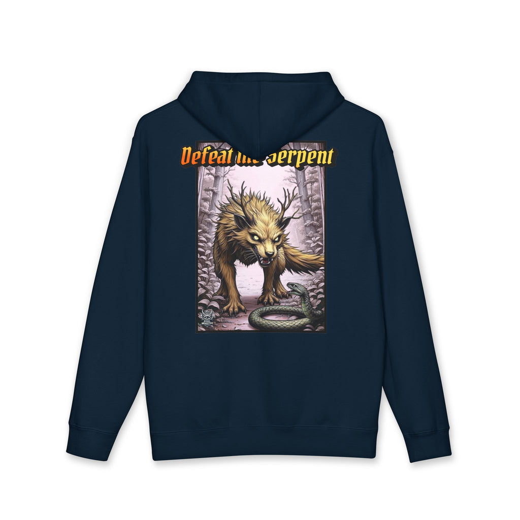 T&P- Defeat the Serpent Hoodie — Vintage Wolverine Windigo vs the Serpent Graphic hooded Sweatshirt.