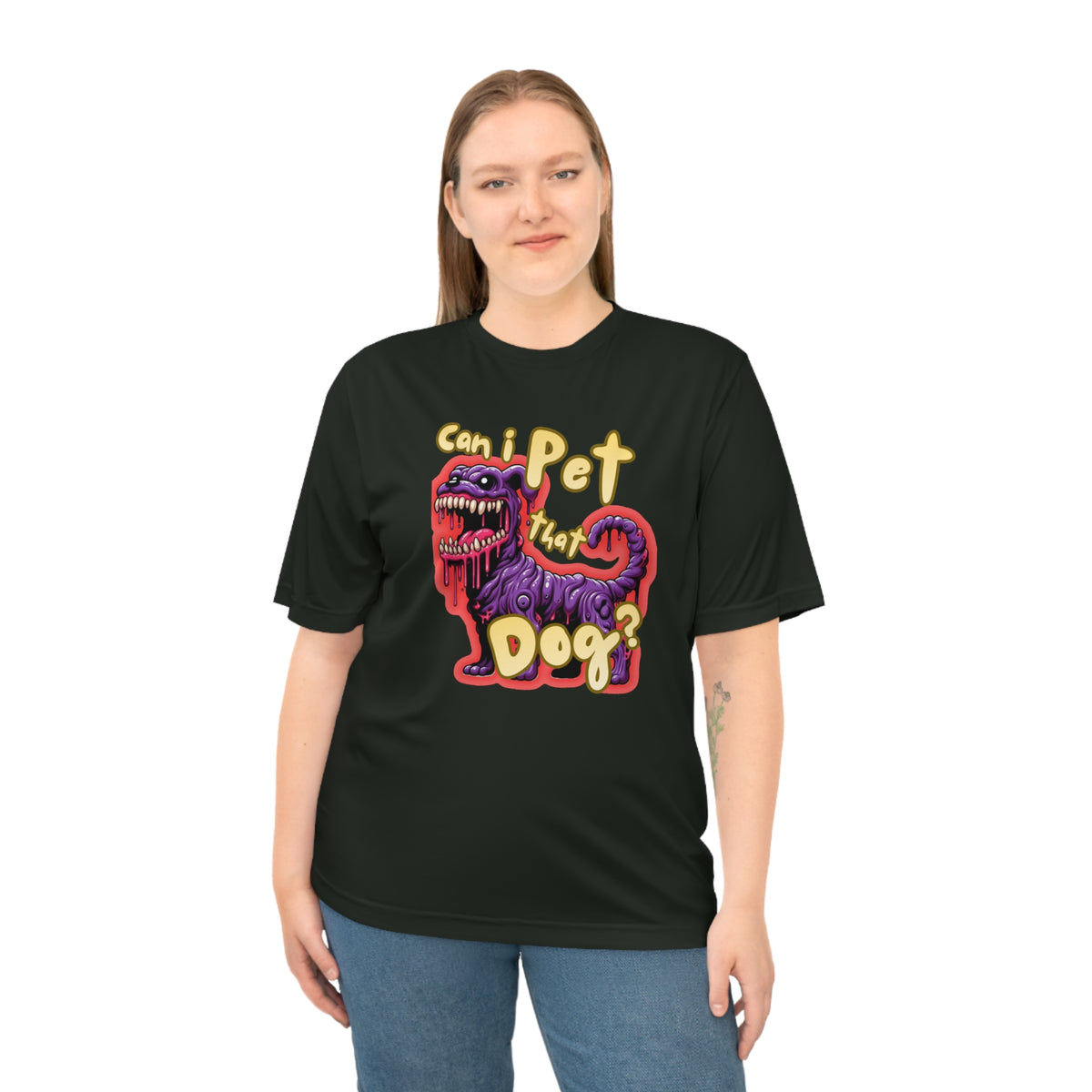 Tooth and Pixel- 'Can I Pet That Dog? '- Funny Dog Lover T-Shirt